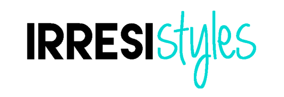 Irresistyles logo black and blue